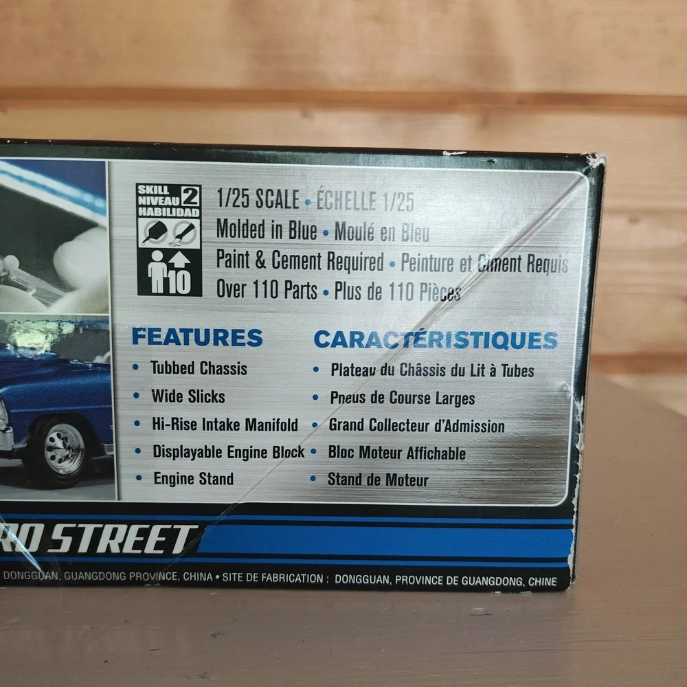 AMT 636 1/25 1966 Chevy Nova Pro Street Complete New Sealed Model Kit